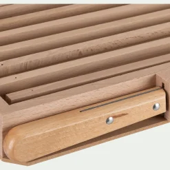 Planche À Découper*alinea Set de planche à pain et couteau en bois de hêtre - Naturel