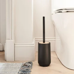 Set De Salle De Bain|Accessoire De Salle De Bain*alinea Set de salle de bain en polyresine - noir