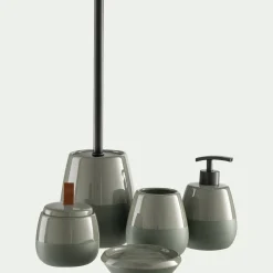 Set De Salle De Bain|Accessoire De Salle De Bain*alinea Set de salle de bain en grès - cèdre Vert