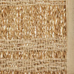 Set De Table*alinea Set de table en paille et en coton - 33x48cm Naturel