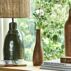 Vase*alinea Soliflore en bois de manguier H30cm - Naturel