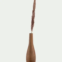 Vase*alinea Soliflore en bois de manguier H30cm - Naturel