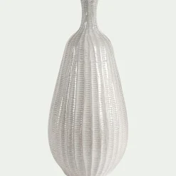Vase*alinea Soliflore en faïence H31,5cm - Beige