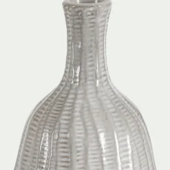 Vase*alinea Soliflore en faïence H31,5cm - Beige