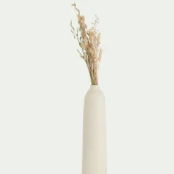Vase|Vase Et Branchage De Noël*alinea Soliflore en faïence texturée H40cm - ventoux Blanc
