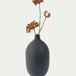 Vase*alinea Soliflore en fibrociment H35,5cm - Noir