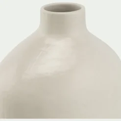 Vase*alinea Soliflore en grès céramique H30cm - Blanc