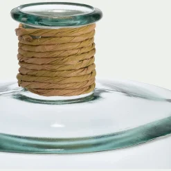 Vase|Vase Et Branchage De Noël*alinea Soliflore en verre recyclé h26cm - Transparent