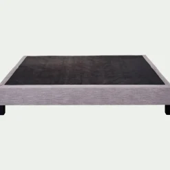 Sommier 140X200 Cm*alinea Sommier tapissier ferme 140x200cm - granite Gris