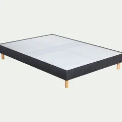 Cadre À Lattes|Sommier 180X200 Cm*alinea Sommier tapissier morphologique 15cm 140x200cm - anthracite Gris