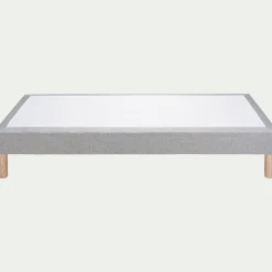 Sommier 180X200 Cm*alinea Sommier tapissier 90x200cm - clair Gris