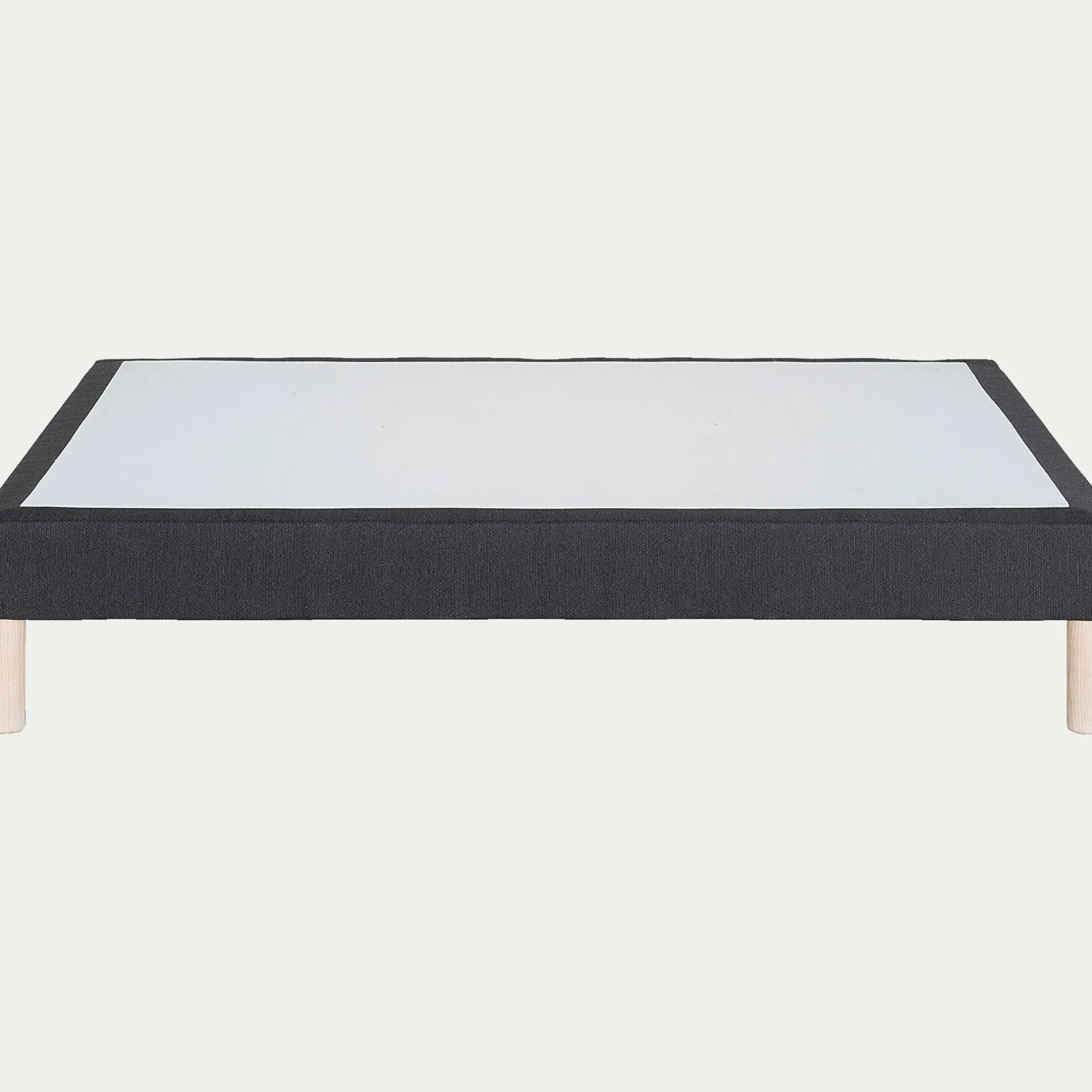 Sommier 140X190 Cm*alinea Sommier tapissier 140x190cm - anthracite Gris