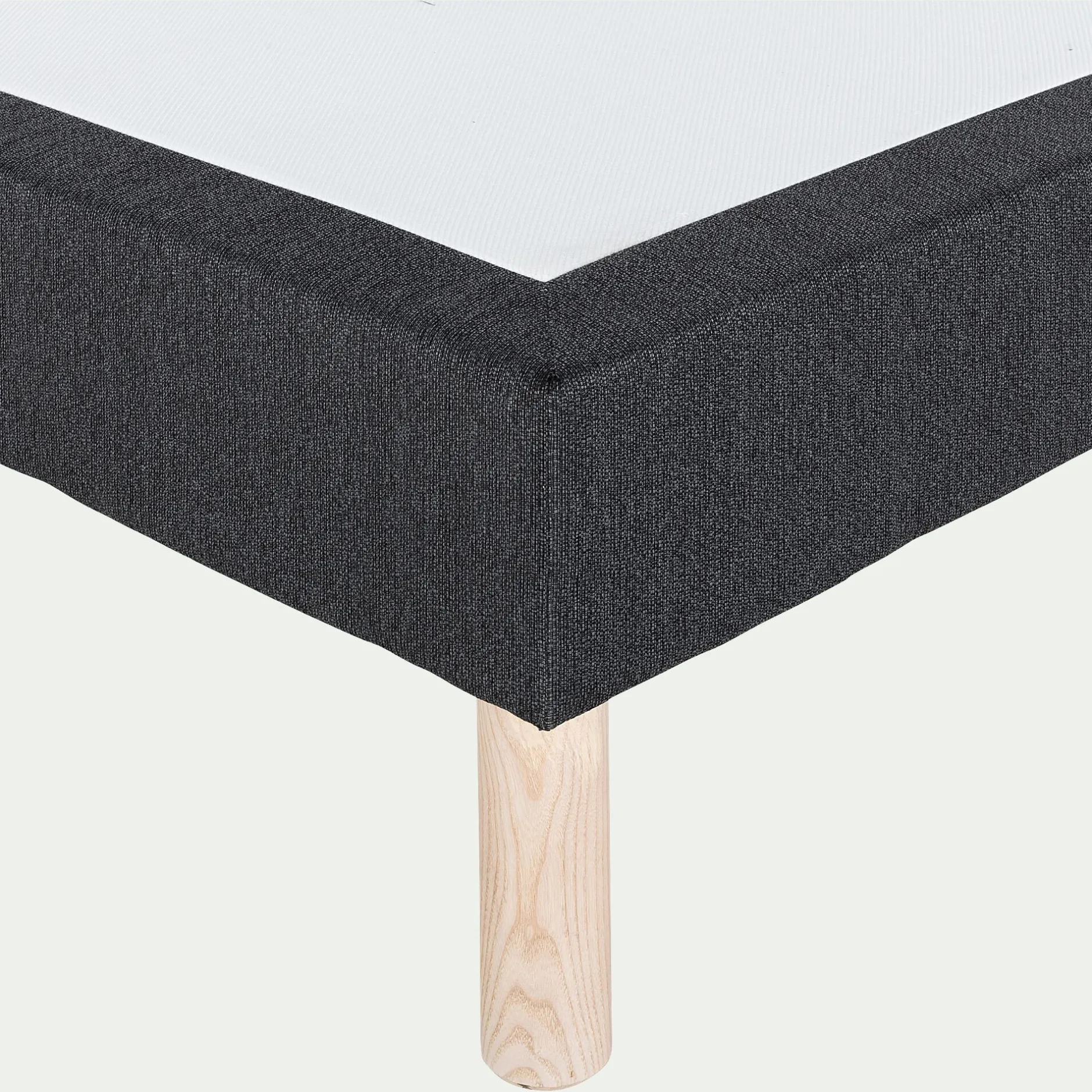 Sommier 140X190 Cm*alinea Sommier tapissier 140x190cm - anthracite Gris