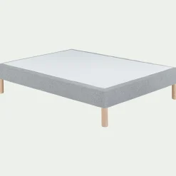 Sommier 140X190 Cm*alinea Sommier tapissier 140x190cm - clair Gris