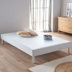 Sommier Tapissier|Sommier 140X190 Cm*alinea Sommier tapissier 140x190cm clair Gris