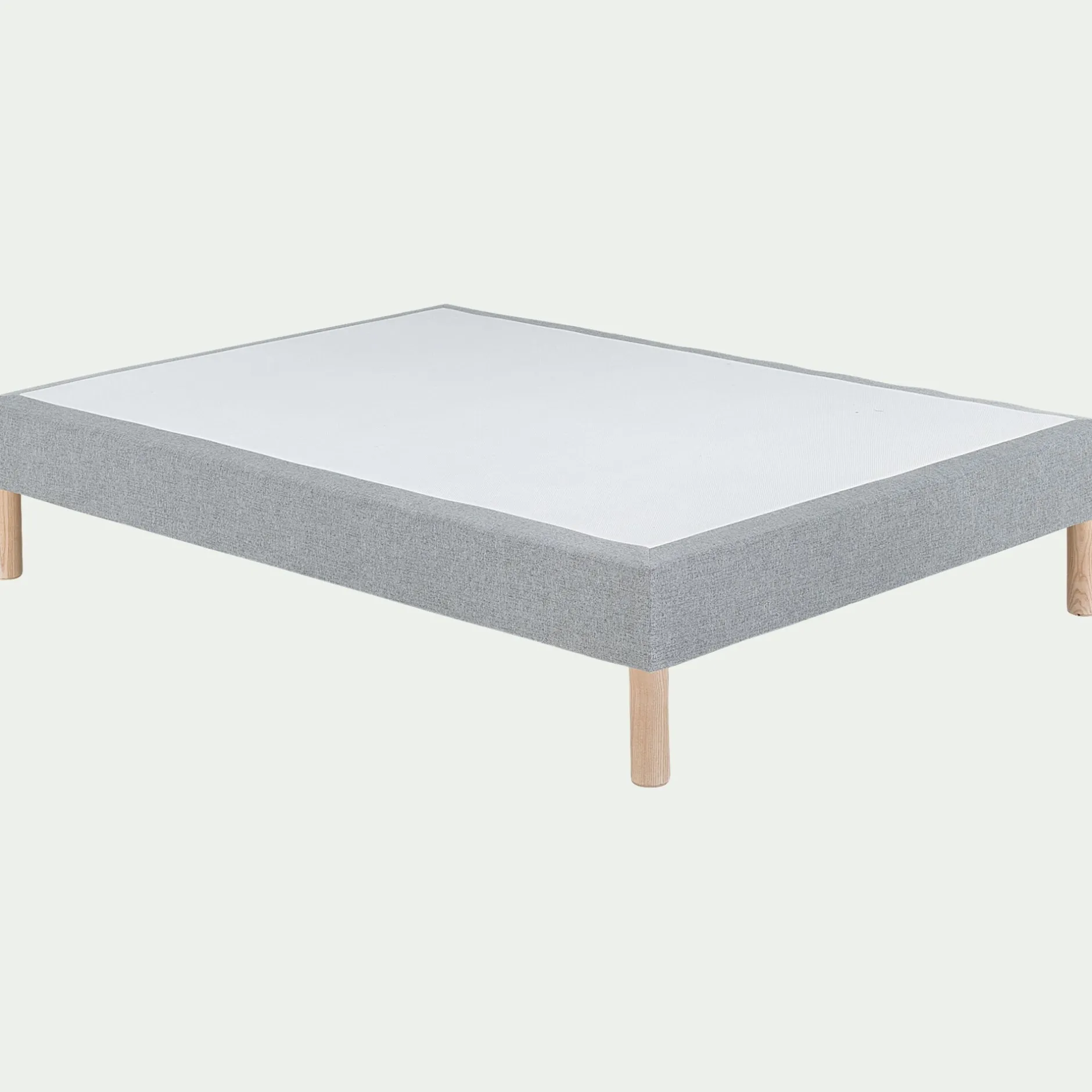Sommier Tapissier|Sommier 140X190 Cm*alinea Sommier tapissier 140x190cm clair Gris