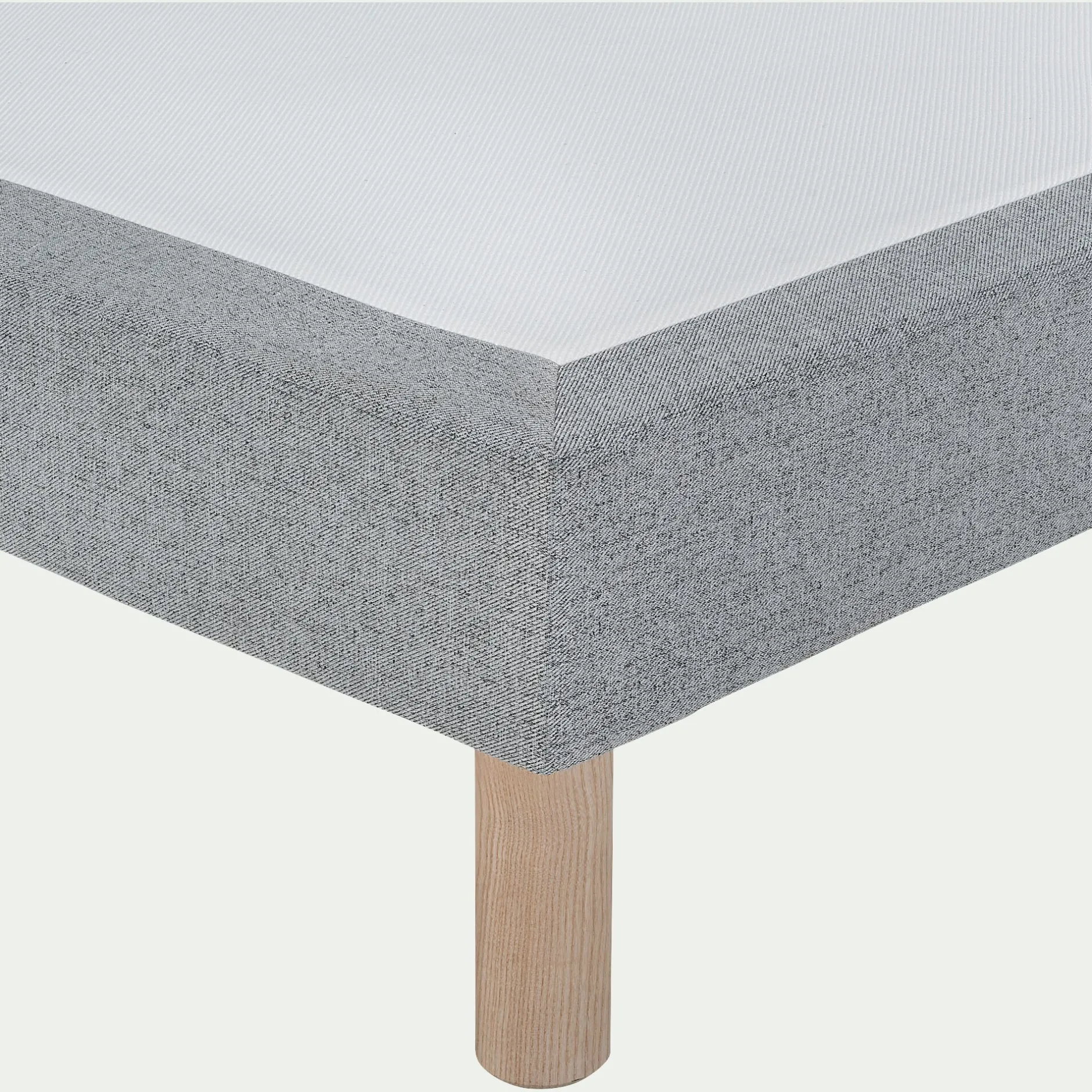 Sommier Tapissier|Sommier 140X190 Cm*alinea Sommier tapissier 140x190cm clair Gris