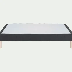 Sommier 140X200 Cm*alinea Sommier tapissier 140x200cm anthracite Gris