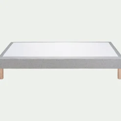 Sommier 180X200 Cm*alinea Sommier tapissier 90x200cm clair Gris