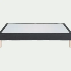 Sommier 140X190 Cm*alinea Sommier tapissier 140x190cm anthracite Gris