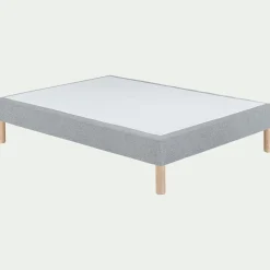 Sommier 160X200 Cm*alinea Sommier tapissier 160x200cm clair Gris