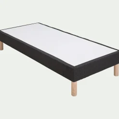 Sommier 180X200 Cm*alinea Sommier tapissier 90x200cm anthracite Gris