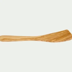 Salière Et Poivrière*alinea Spatule galbée en bois d'olivier L30.5cm Bois clair