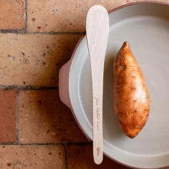 Salière Et Poivrière*alinea Spatule ronde en bois de hêtre 30cm - naturel