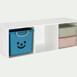 Bibliothèque Enfant|Bibliothèque Enfant*alinea Structure 3 cases en bois H102,6cm - Blanc
