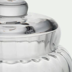 Plateau|Vaisselle Petit Déjeuner*alinea Sucrier avec couvercle en verre - Transparent