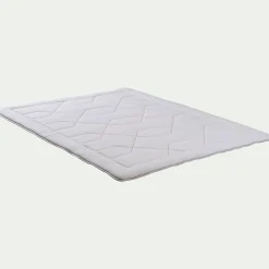 Surmatelas*alinea Surmatelas double face été/hiver 4cm - 140x200cm Blanc