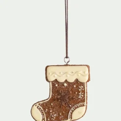 Suspension De Noël*alinea Suspension de Noël biscuit H6,5cm - (modèle aléatoire) Marron