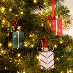 Suspension De Noël*alinea Suspension de Noël cadeau H8,5cm (modèle aléatoire) Rouge