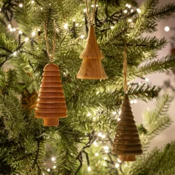 Suspension De Noël*alinea Suspension de Noël en bois H10cm - (modèle aléatoire) Naturel