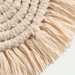 Suspension De Noël*alinea Suspension de Noël en coton D10cm - Blanc