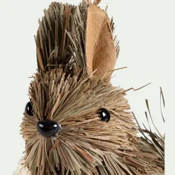 Suspension De Noël*alinea Suspension de Noël en herbe forme animale H5cm - Naturel