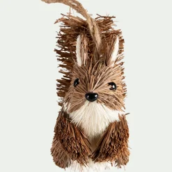 Suspension De Noël*alinea Suspension de Noël en herbe forme écureuil H10cm - Naturel