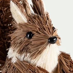 Suspension De Noël*alinea Suspension de Noël en herbe forme écureuil H10cm - Naturel