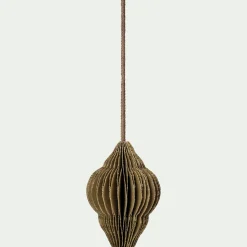 Suspension De Noël*alinea Suspension de Noël en papier H8cm - Doré