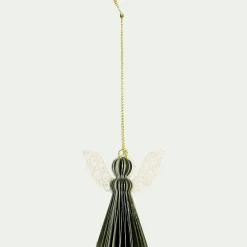 Suspension De Noël*alinea Suspension de Noël en papier H6cm - (modèle aléatoire) Doré