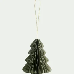 Suspension De Noël*alinea Suspension de Noël en papier H6cm - (modèle aléatoire) Doré