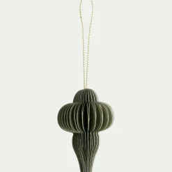 Suspension De Noël*alinea Suspension de Noël en papier H6cm - (modèle aléatoire) Doré