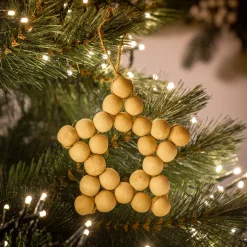 Suspension De Noël*alinea Suspension de Noël étoile en bois H11cm - Naturel