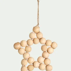 Suspension De Noël*alinea Suspension de Noël étoile en bois H11cm - Naturel