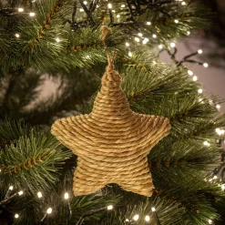Suspension De Noël*alinea Suspension de Noël étoile H13cm - Naturel