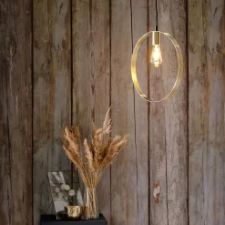 Lustre De Salle À Manger|Lustre*alinea Suspension électrifiée cylindrique E27 en acier D35cm - Doré