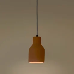 Lustre De Salle À Manger|Lustre*alinea Suspension électrifiée E27 en ciment H25,5cm - argile Rose