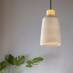 Lustre De Salle À Manger|Lustre*alinea Suspension électrifiée E27 en ciment H27,70cm - Gris