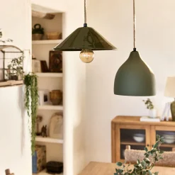 Suspension Électrifiée*alinea Suspension électrifiée en ciment D20cm - Vert