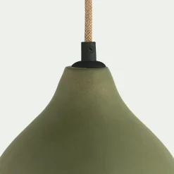 Suspension Électrifiée*alinea Suspension électrifiée en ciment D20cm - Vert